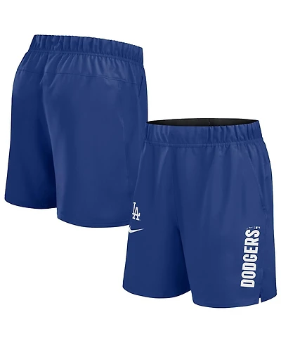 Nike Men's Royal Los Angeles Dodgers Woven Victory Performance Shorts