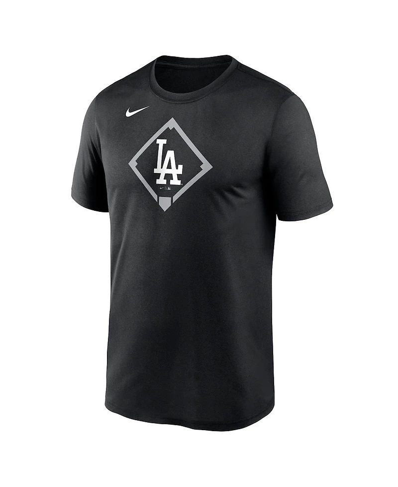 Nike Men's Black Los Angeles Dodgers Icon Legend Performance T-Shirt