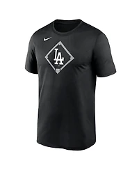 Nike Men's Black Los Angeles Dodgers Icon Legend Performance T-Shirt