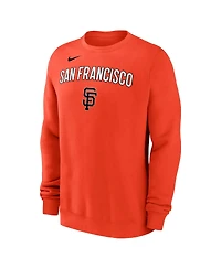 Nike Men's Orange San Francisco Giants Pullover Sweatshirt