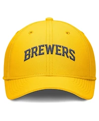 Nike Men's Gold Milwaukee Brewers Rise Performance Flex Hat