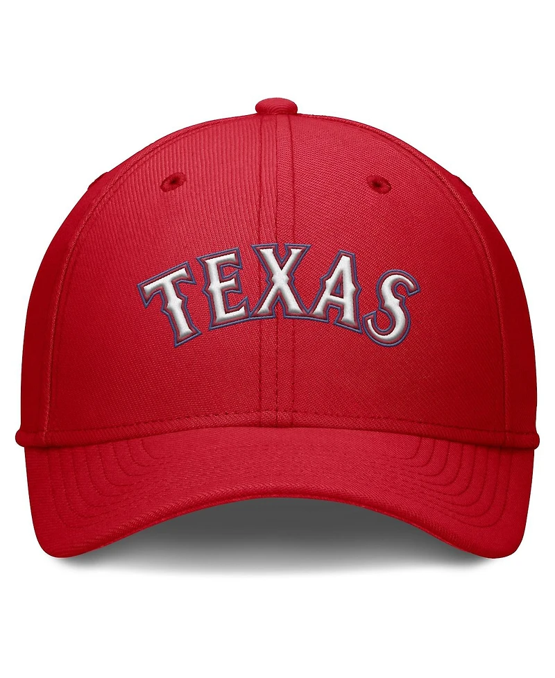 Nike Men's Red Texas Rangers Rise Performance Flex Hat