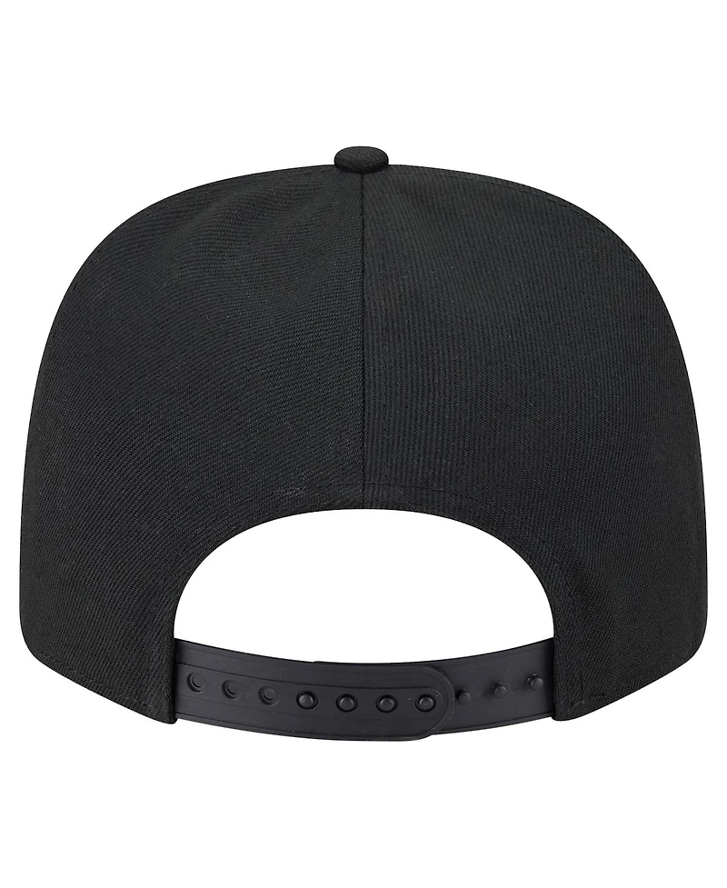 New Era Men's Black Las Vegas Raiders Gameday Multi Rope 9SEVENTY Stretch-Snap Hat