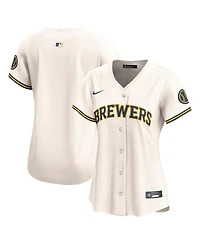 Nike Women's Cream Milwaukee Brewers Home Limited Jersey