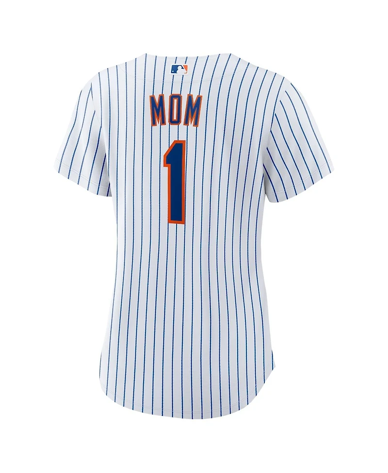 Nike Women's White New York Mets 1 Mom Home Replica Jersey