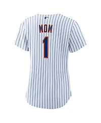 Nike Women's White New York Mets 1 Mom Home Replica Jersey