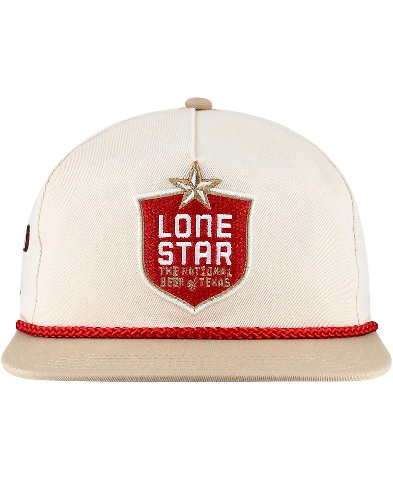 Lids Men's Cream Lone Star Adjustable Golfer Hat