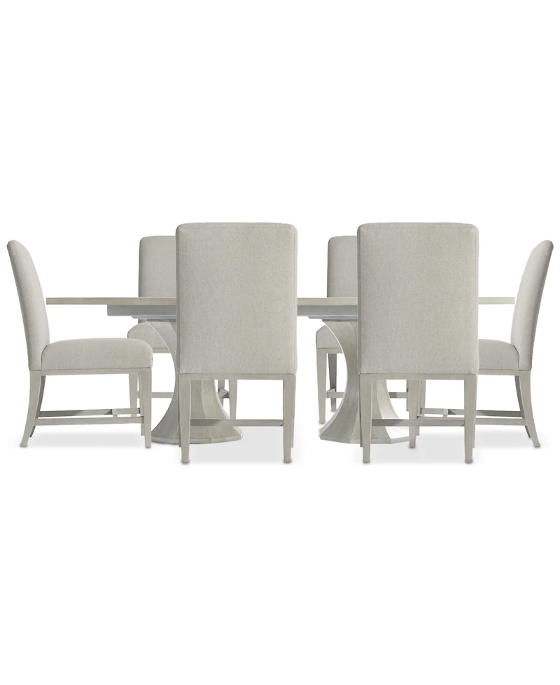 Cornelia 7-Pc. Dining Set (Rectangular Table & 6 Side Chairs)