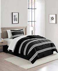 Sunham Aiden Striped 8-Pc. Comforter Sets, Exclusively at Macy's