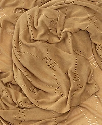 Lauren Ralph Pointelle Logo Wrap