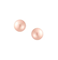 Bling Jewelry Classic Light Pink Drop Ball Earrings with Simulated Sterling Silver