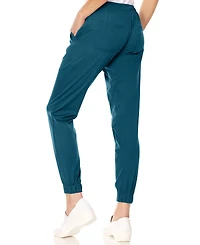 Medichic Plus Leah 5-Pocket Stretch Cargo Jogger Scrub Pants Yellow 3X Large