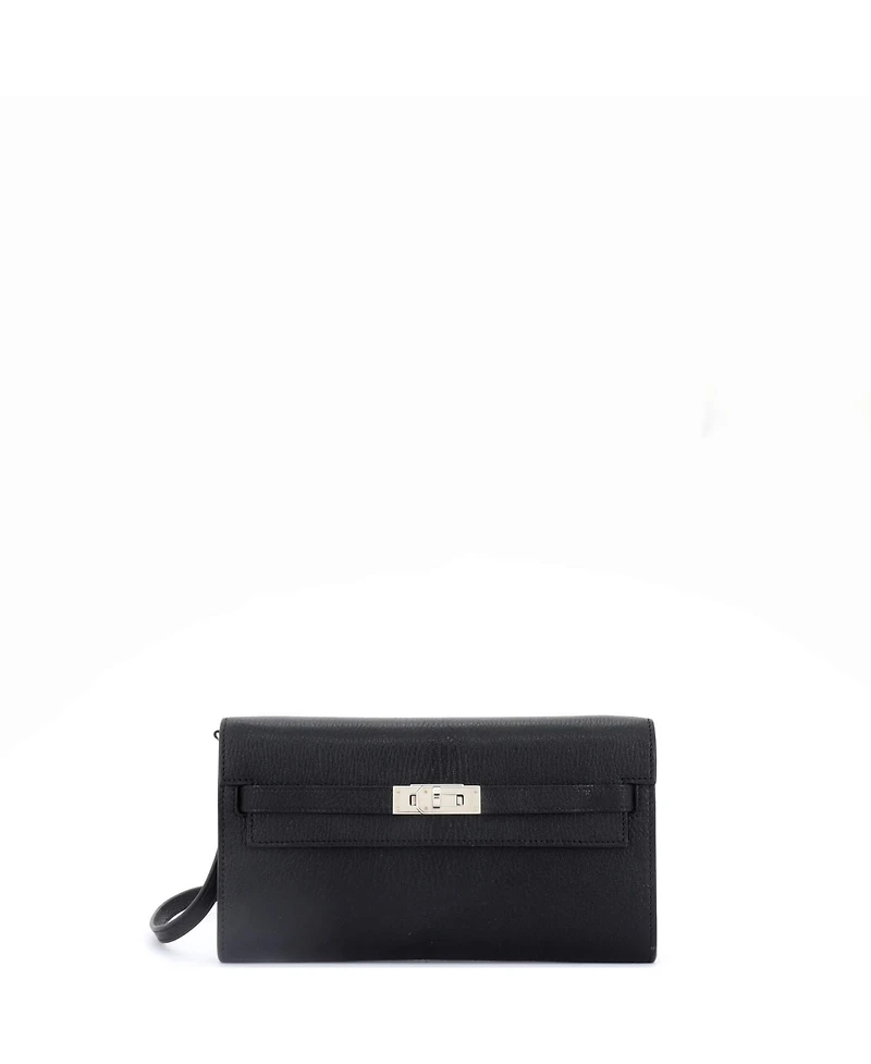 Pre-Owned Hermes Kelly To Go Wallet Chevre Mysore