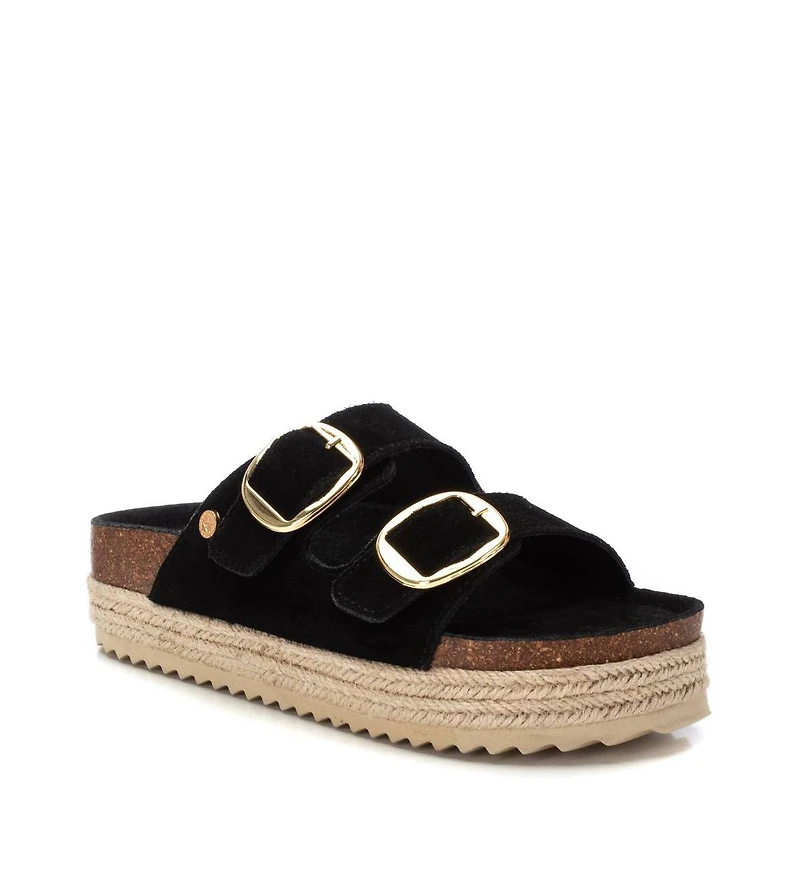 Women's Suede Flat Sandals By Xti