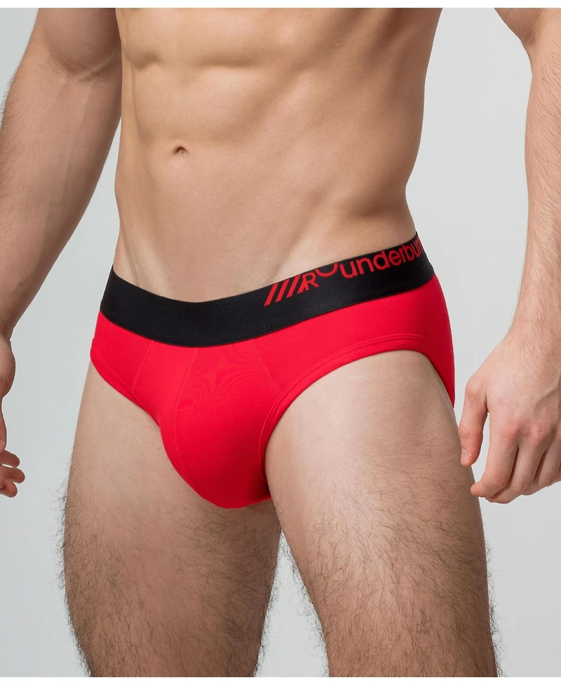 Rounderbum Men's Racing Team Package Brief 3-Pack
