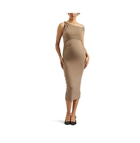 Ripe Maternity Luxe Knit Off Shoulder Dress