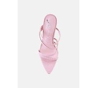 New Affair Croc Strappy High Heel Sandals