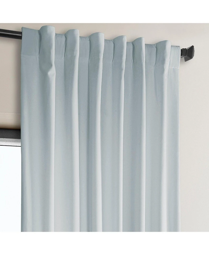 Half Price Drapes Heritage Plush Velvet Room Darkening Curtain