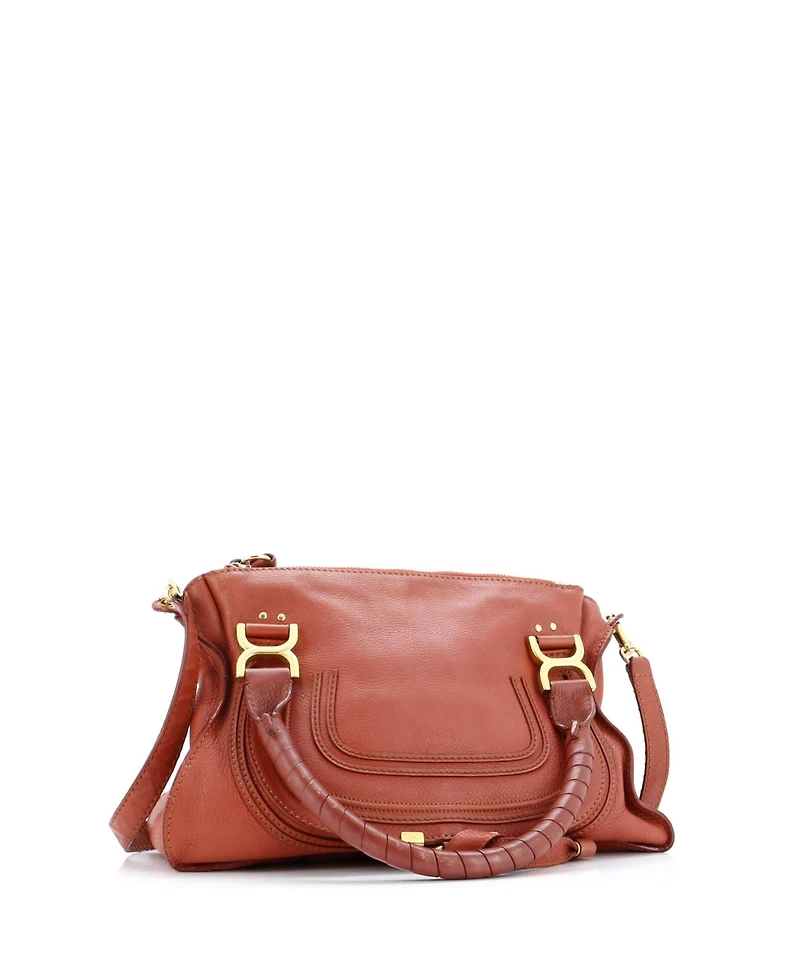 Pre-Owned Chloe Medium Marcie Satchel Leather