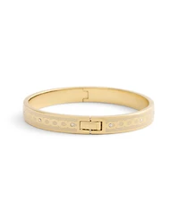 Coach Signature Faux Stone C Enamel Bangle Bracelet