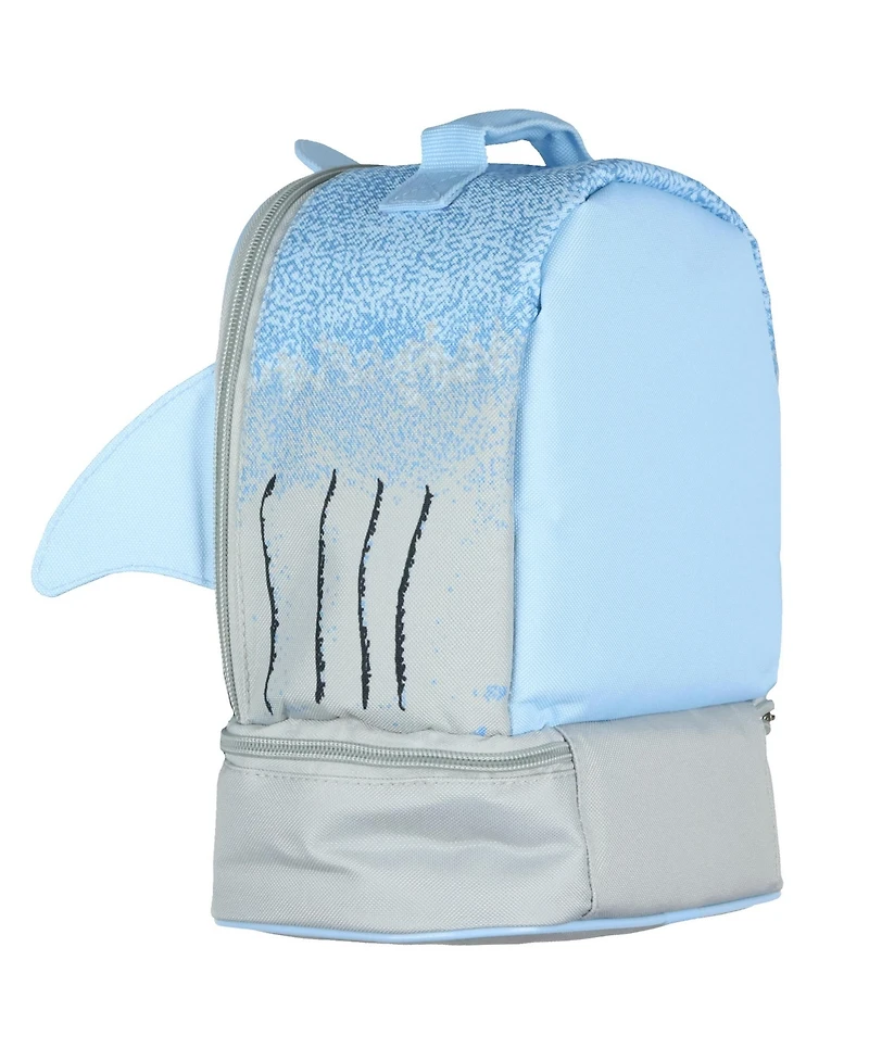 Monster Jam Lunchbox Megalodon 3D Fins Dual Compartment Insulated Bag