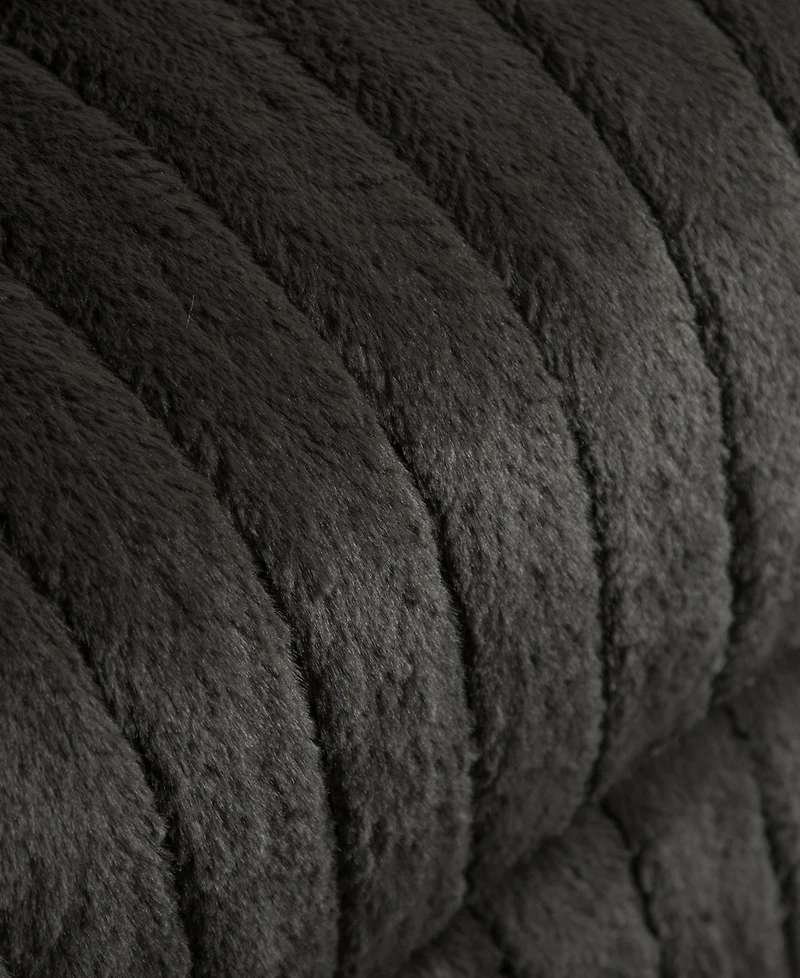 Furniture of America 41" Jorvien Modern Chenille Power Swivel Glider Recliner with Pillows