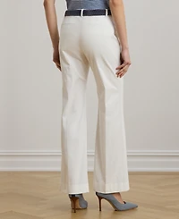Lauren Ralph Lauren Women's Stretch Cotton Chino Flare Pants