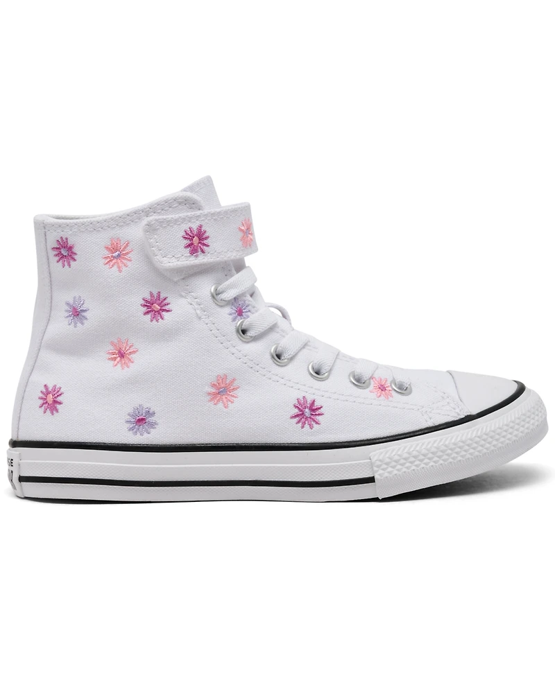 Converse Little Girls Chuck Taylor All Star Florals High Top Casual Sneakers from Finish Line