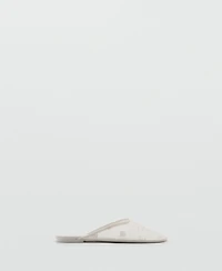 Mango Women's Embroidered Mesh Shoes
