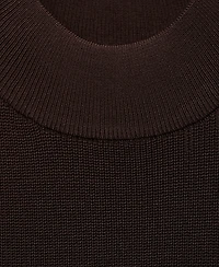 Mango Women's Perkins-Neck Knitted Dress