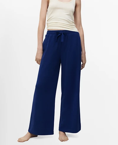 Mango Women's Terry Cotton Pants
