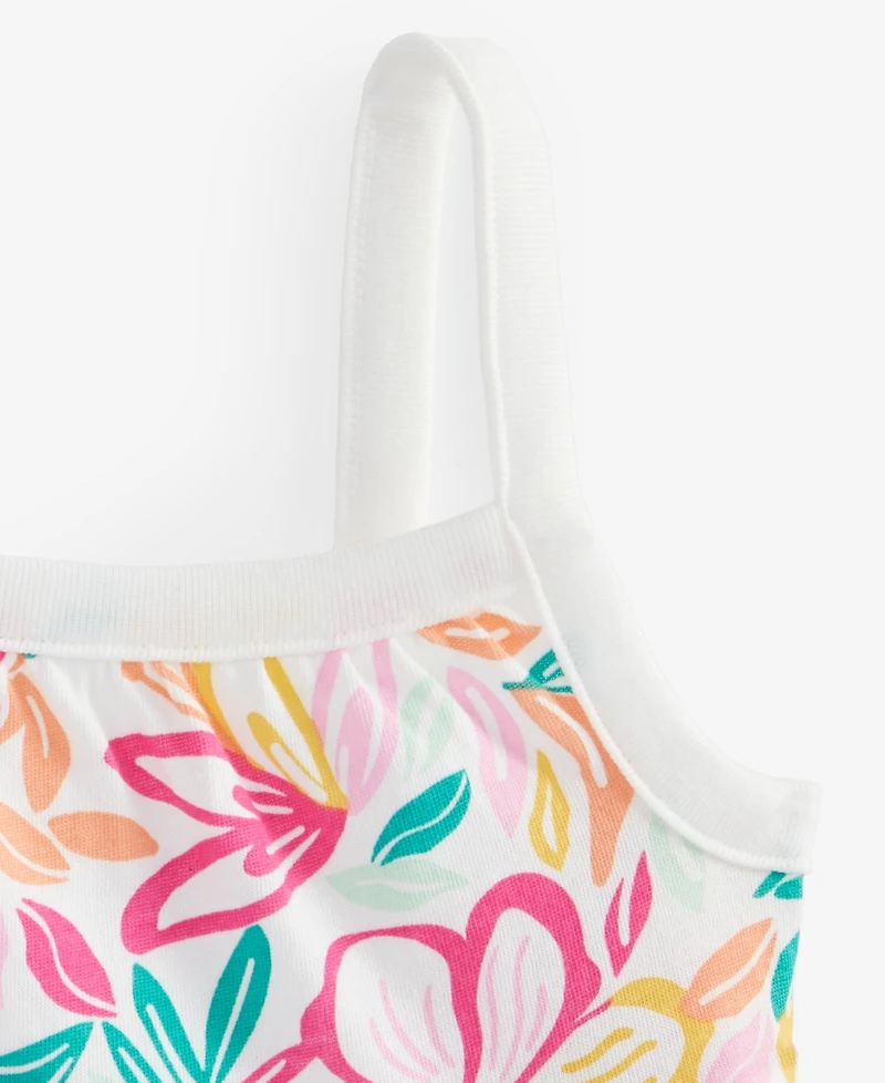 First Impressions Baby Girls Tropical Floral-Print Sunsuit, Exclusively at Macy's