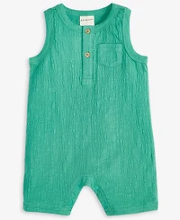 First Impressions Baby Boys Knit Gauze Sunsuit, Exclusively at Macy's