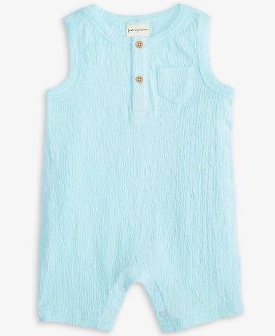 First Impressions Baby Boys Knit Gauze Sunsuit, Exclusively at Macy's