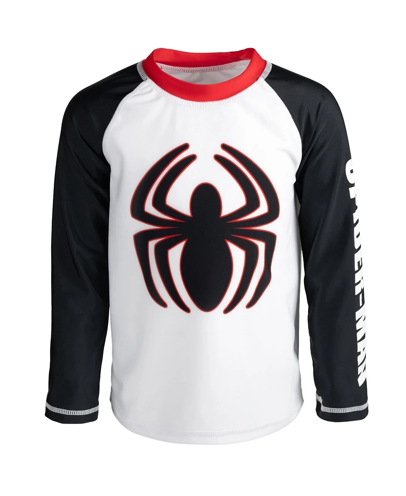 Avengers Toddler Boys Rash Guard Swim Shirt