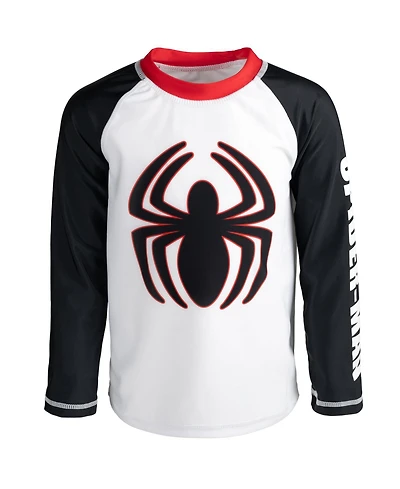 Avengers Toddler Boys Rash Guard Swim Shirt