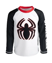Avengers Toddler Boys Rash Guard Swim Shirt