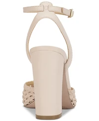 Jessica Simpson Women's Nariro Block-Heel Woven Pumps