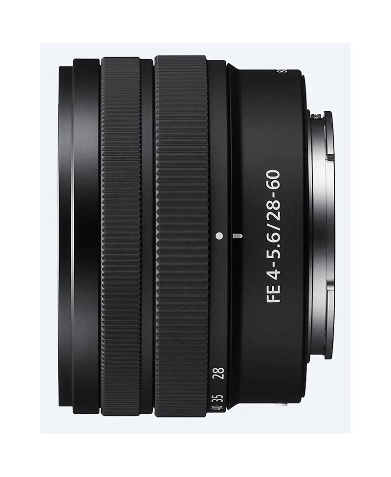 Sony Fe 28-60mm f/4-5.6 Lens, Bundle with 40.5mm Uv Filter, Cleaning Kit, Lens Cap Tether, Mac Software Kit