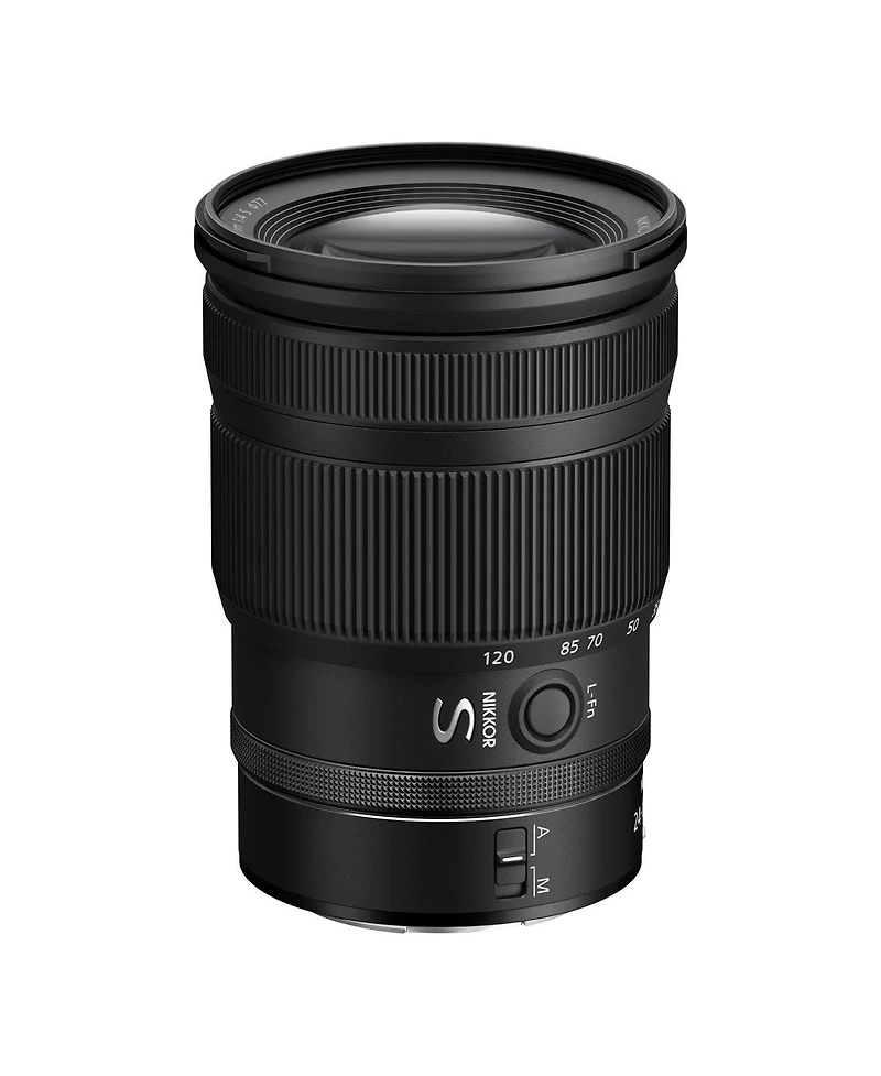 Nikon Nikkor Z 24-120mm f/4 S Lens, Bundle with Flashpoint Zoom Li-on X R2 Ttl On-Camera Round Flash Speedlight, 77mm Filter Kit, Cleaning Kit