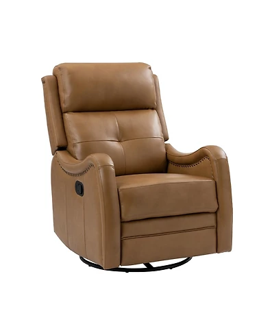 Susana Genuine Leather Swivel Rocker Recliner