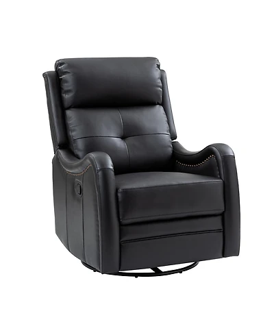 Susana Genuine Leather Swivel Rocker Recliner