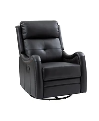 Susana Genuine Leather Swivel Rocker Recliner