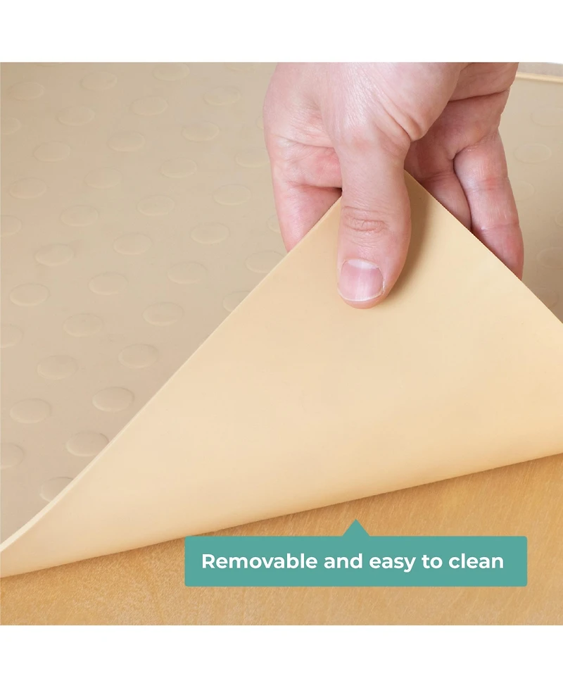 Guidecraft Contemporary Kitchen Helper Step Stool - Walnut: Kids' Adjustable, Foldable Wooden Learning Toddler Tower with Non-Slip Mat