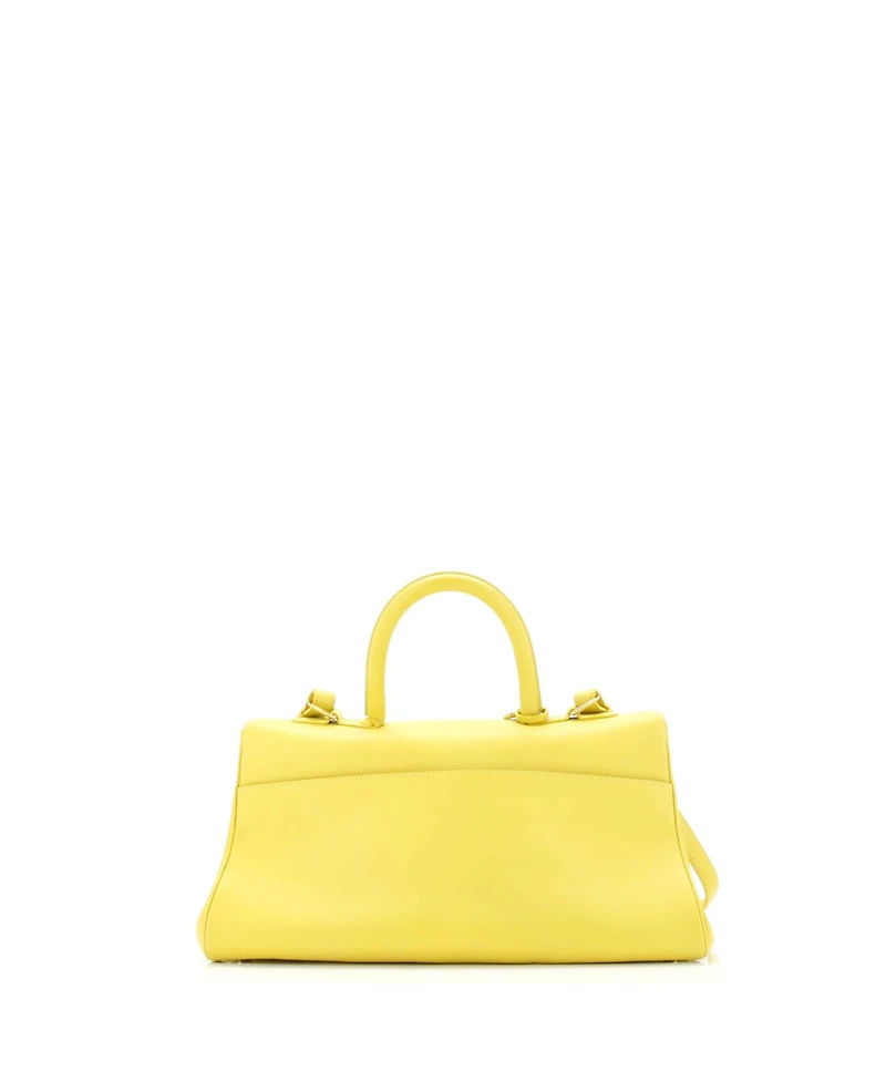 Pre-Owned Delvaux Small East West Brillant Top Handle Bag Leather