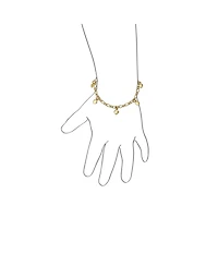Bling Jewelry Tiny Simple Dangling Hearts Charm Bracelet For Small Wrists 5 Inch Gold Plated
