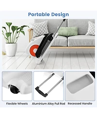 Under Desk Elliptical Machine with Display Monitor for Home Office