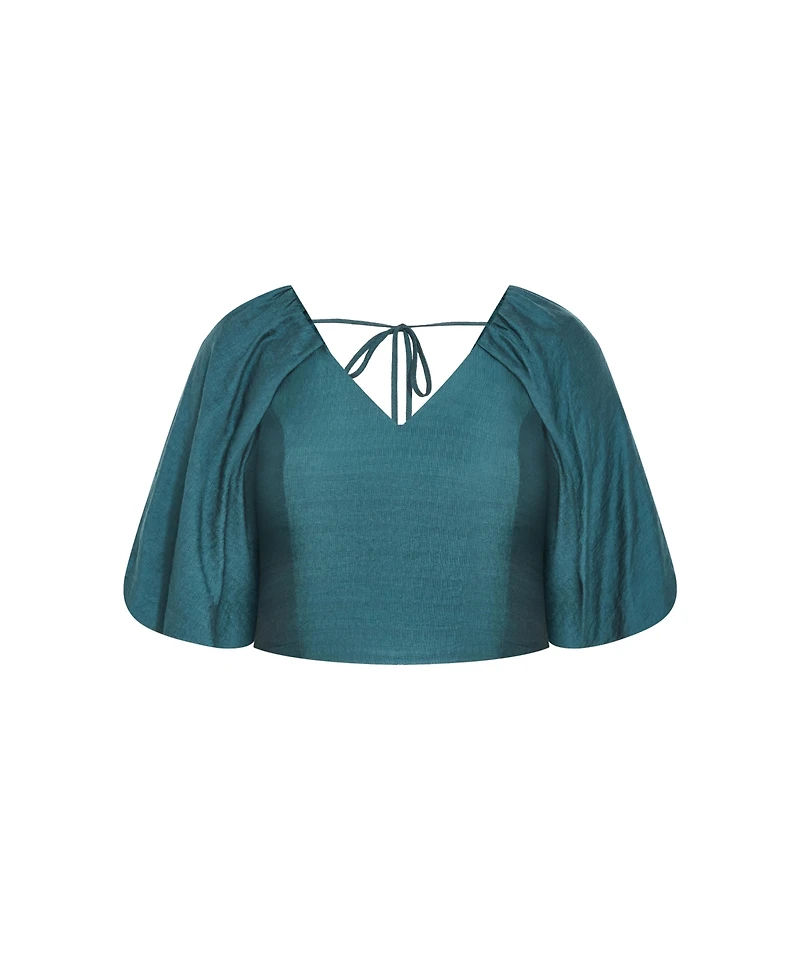 City Chic Plus Peta Top