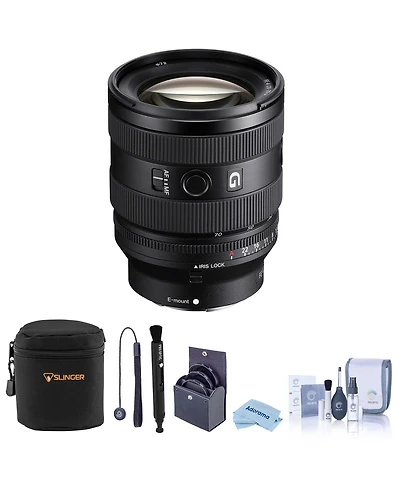 Sony Fe 20-70mm f/4 G Lens for Sony E, Bundle with 72mm Filter Kit, Soft Lens Case and Cleaning Kit