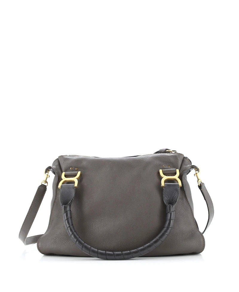 Pre-Owned Chloe Medium Marcie Satchel Leather